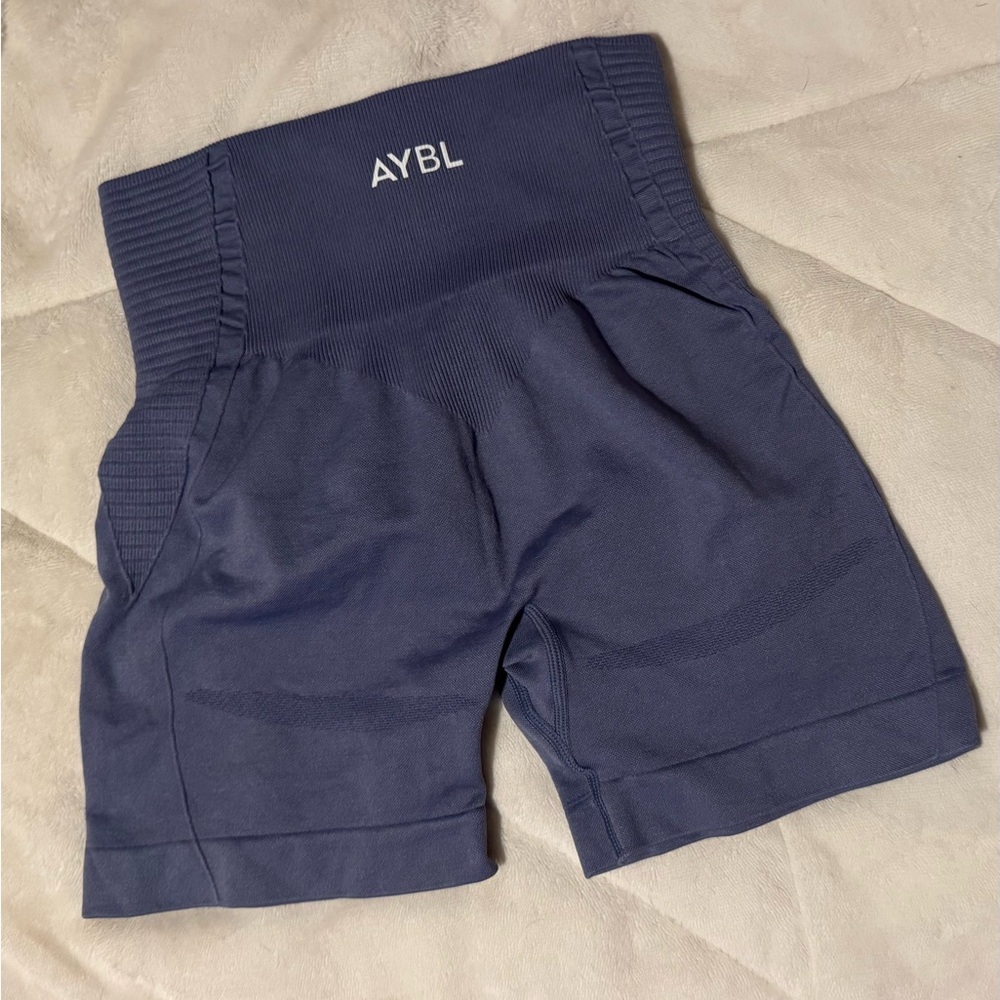 AYBL Deep Blue Seamless Active Shorts
